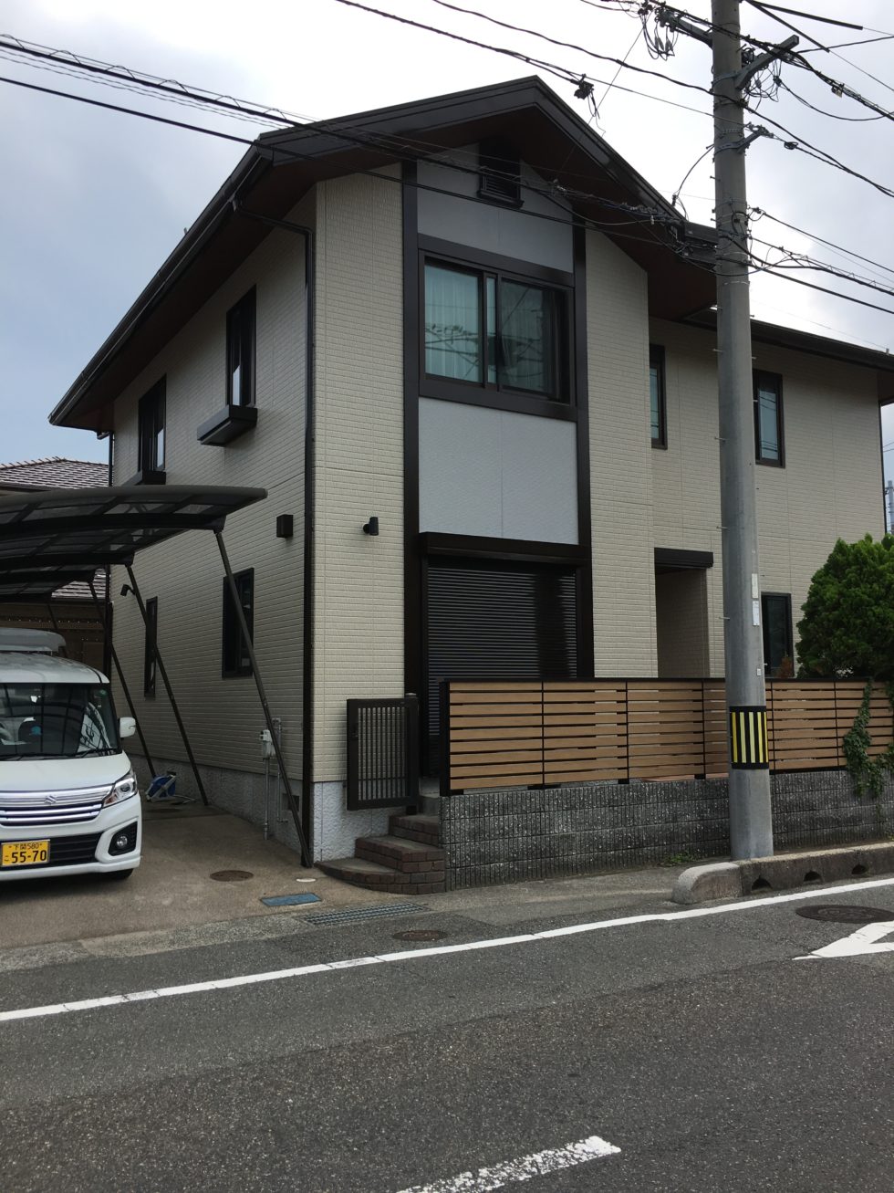   山口県下関市綾羅木本町Ｏ様邸　外壁塗装工事